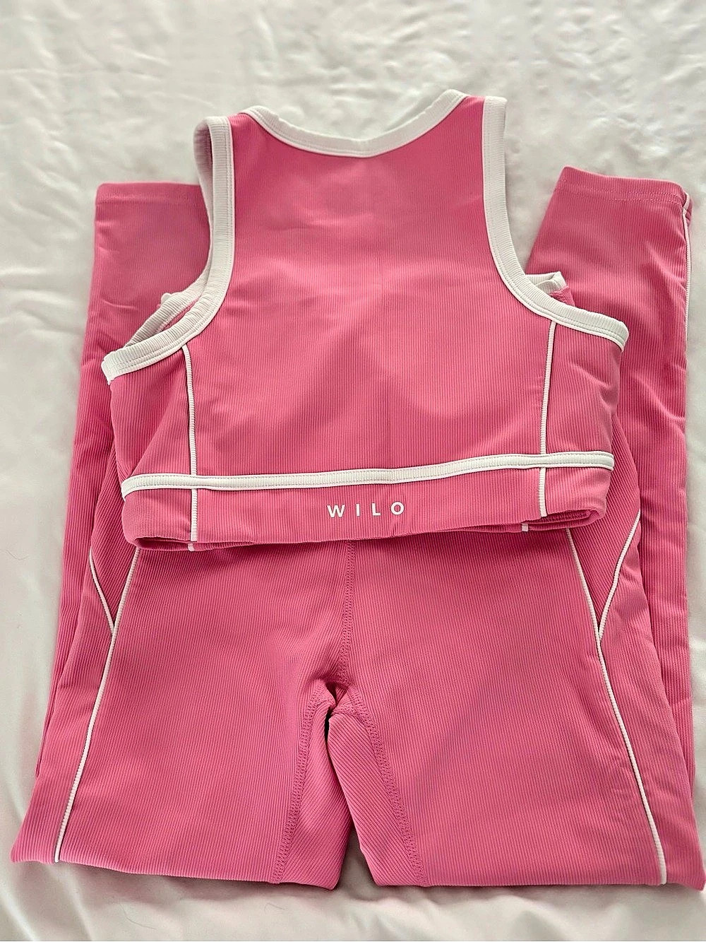 NWOT WILO Matching Set, Ribbed Activewear - Picture 2 of 5